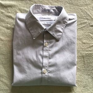 CALVIN KLEIN Non-iron Classic Fit Dress Shirt